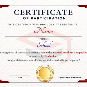 EduJunior Participation Certificate