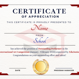 EduJunior Winner Certificate