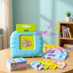 Mira Farmcraft Flash Cards for Kids English Words Preschool Reading Early Talking Toy- 112 pcs (Multicolor