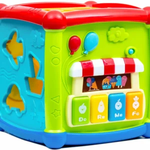 J K INTERNATIONAL Kids 6 in 1 Multipurpose Activity Play Center (Multicolor)