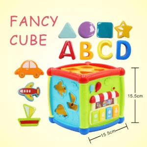 J K INTERNATIONAL Kids 6 in 1 Multipurpose Activity Play Center (Multicolor)